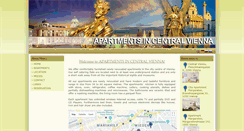 Desktop Screenshot of centralapartmentsvienna.com